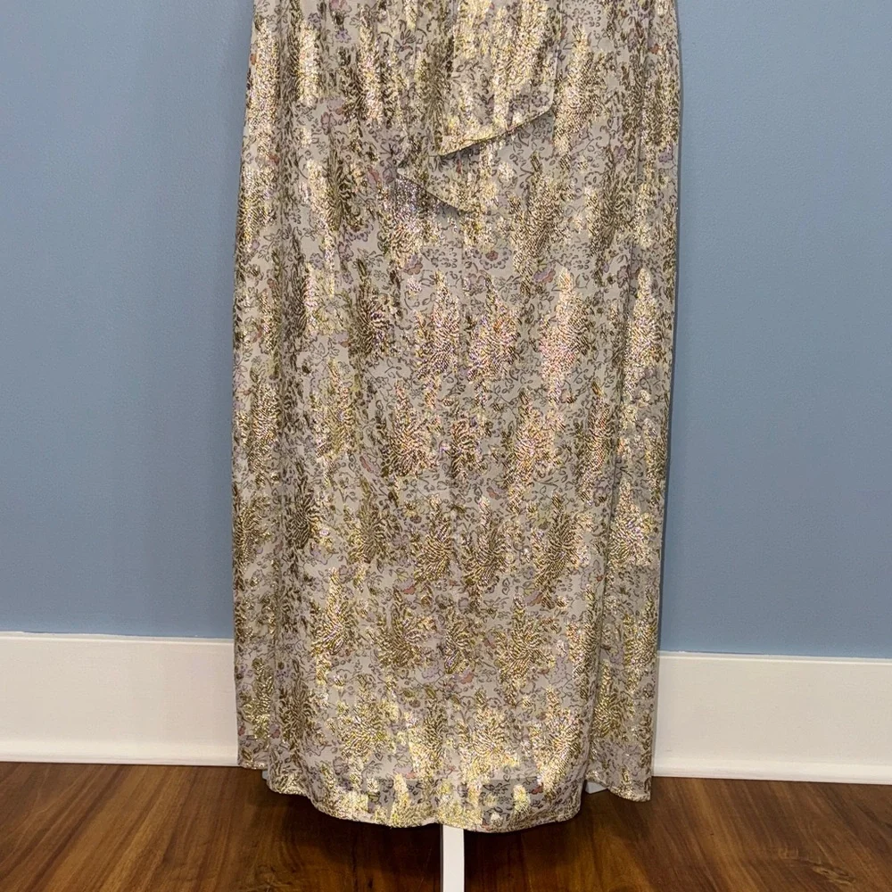LuLu’s Elegant Gold and Silver Women's Dress Size Small & Medium NWT - Picture 10 of 13